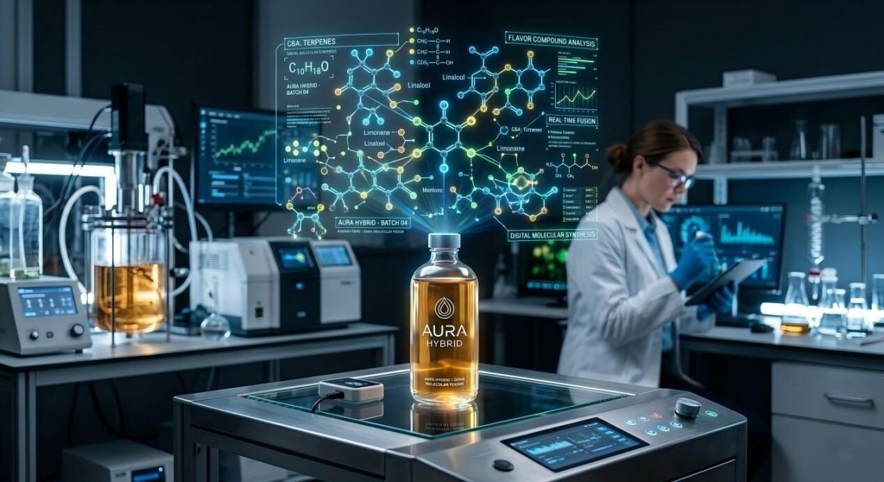 Visualisez l’avenir du développement de boissons grâce à l’analyse de la structure moléculaire basée sur l’IA et à la synthèse numérique des arômes.