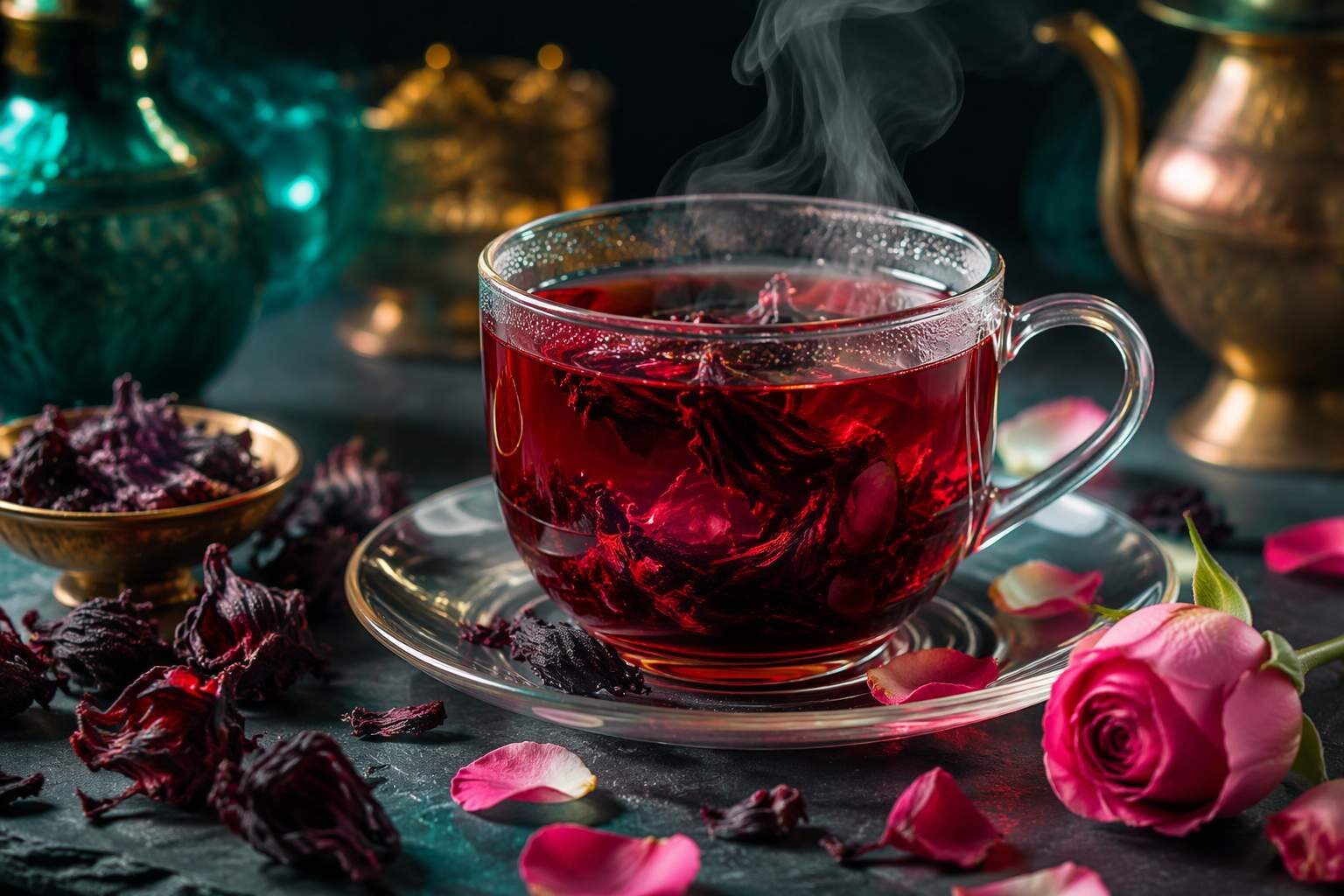 Explore the chemistry and market potential of hibiscus and rose as the premium tea industry's next defining flavor pair. CUIGUAI Flavoring's expert guide covers flavor chemistry, formulation strategies, and commercial positioning for hibiscus-rose tea products.