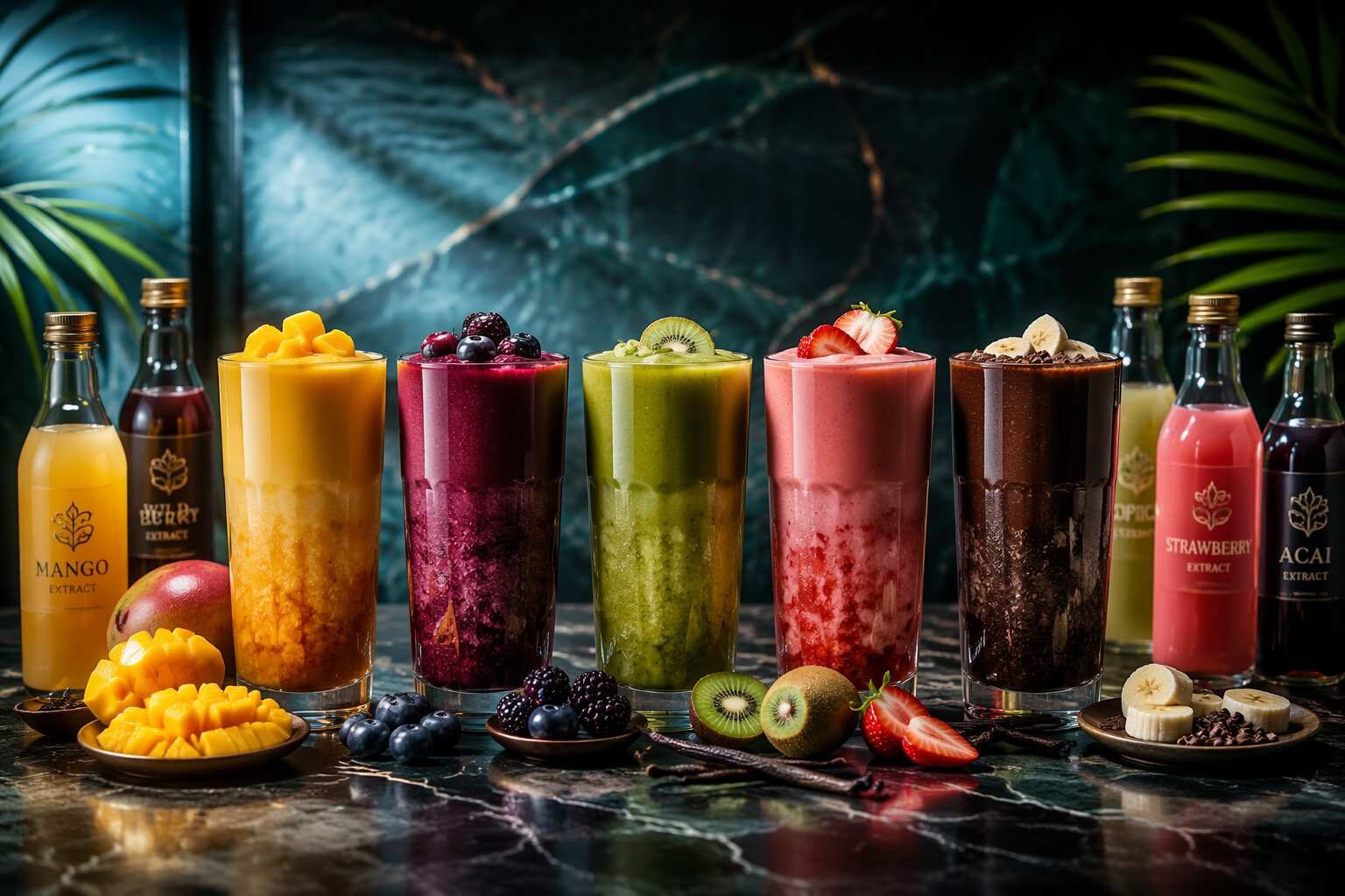 Master the science of flavor layering in smoothies. CUIGUAI Flavoring's expert guide covers puree-extract chemistry, three-layer flavor architecture, top note/mid note/base note design, and commercial-scale formulation strategies for premium smoothie brands.
