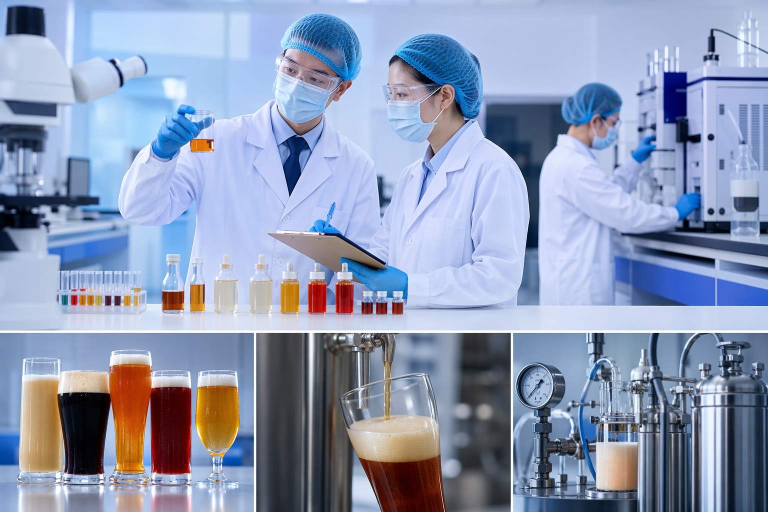 Guangdong Unique Flavor Co., Ltd.'s ISO22000-certified GMP manufacturing facility developing flavor concentrates specifically calibrated for nitrogen-infused beverage applications — with cold-temperature aroma optimization, sweet-profile calibration for nitrogen's cross-modal sweetness enhancement, and complete formulation documentation for B2B beverage manufacturer partners globally.
