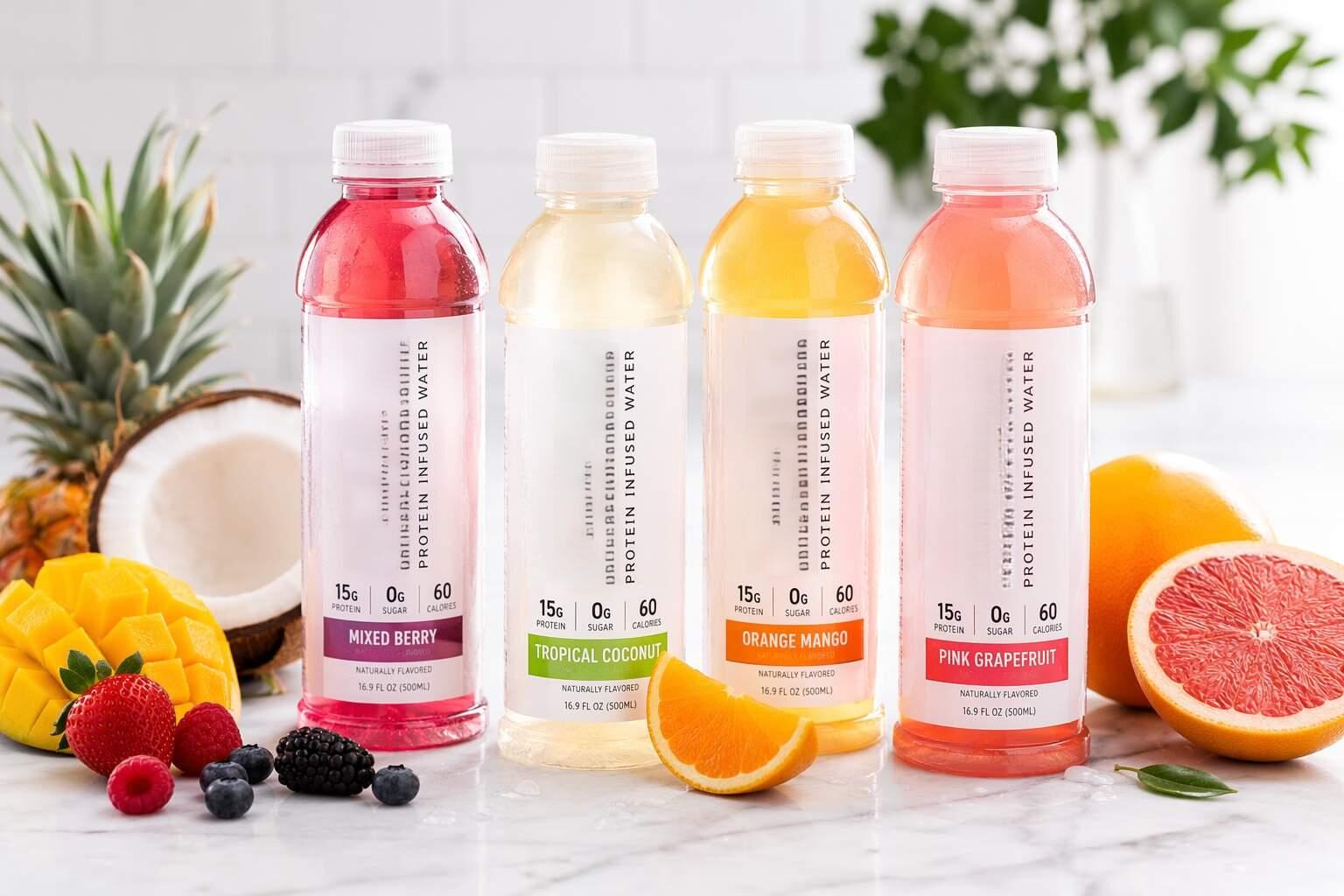 Complete technical guide to developing clear protein waters with bright fruity flavor profiles: protein solubility, flavor stability, turbidity control, and regulatory compliance for sports nutrition beverage manufacturers.