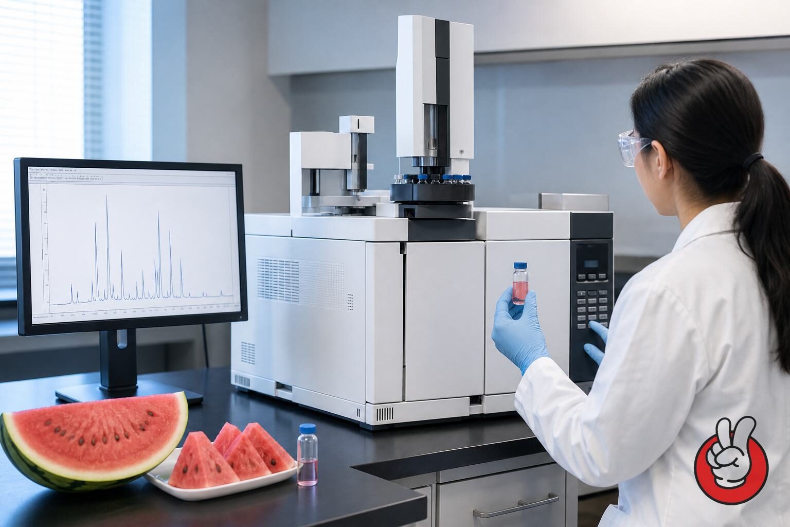 Flavor chemists use SPME-GC-MS to fingerprint watermelon volatiles and control green, cucumber-like rind markers in beverage flavors.